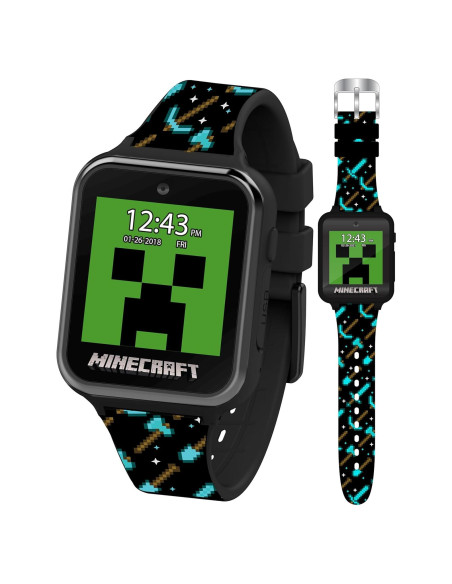 Reloj Inteligente para Niños Minecraft - Pantalla Táctil, Juegos, Cámara