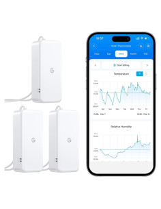 Termómetro Higrómetro Bluetooth GoveeLife H5110 Paquete de 3