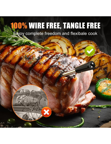 Termómetro de Carne Insmart Inalámbrico Bluetooth 17,3x5x3,9cm