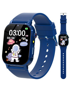 Reloj Inteligente para Niños Citfis D12 Azul con Juegos y Cámara