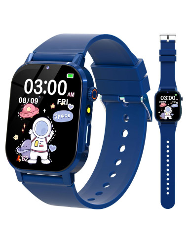 Reloj Inteligente para Niños Citfis D12 Azul con Juegos y Cámara