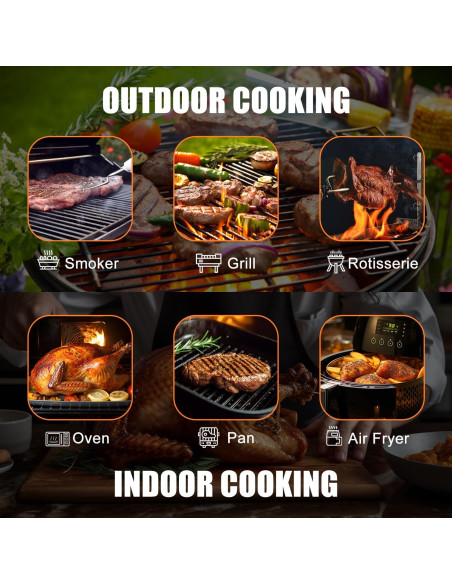 Termómetro de Carne Insmart Inalámbrico Bluetooth 17,3x5x3,9cm