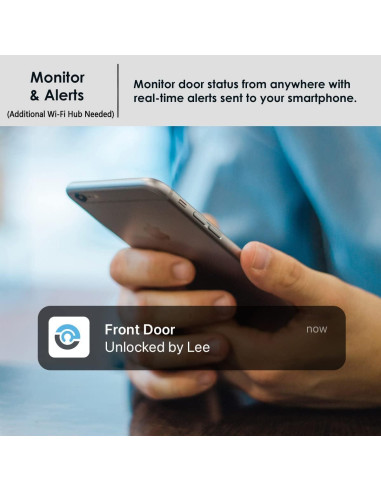 Cerradura Inteligente Lockly Access Touch Biométrica 3D Níquel