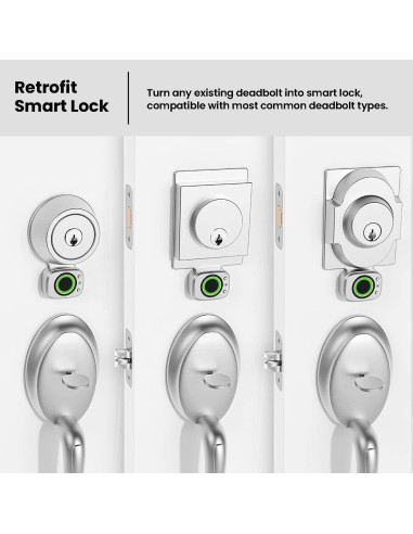 Cerradura Inteligente Lockly Access Touch Biométrica 3D Níquel