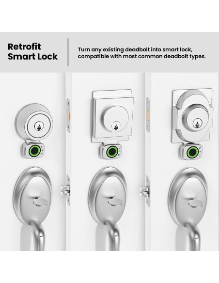 Cerradura Inteligente Lockly Access Touch Biométrica 3D Níquel