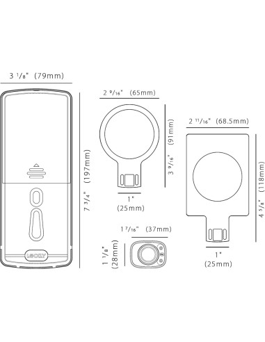 Cerradura Inteligente Lockly Access Touch Biométrica 3D Níquel