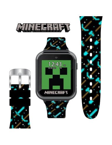 Reloj Inteligente para Niños Minecraft - Pantalla Táctil, Juegos, Cámara
