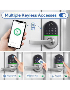 Cerradura Electrónica Biométrica NICE DIGI X1 Sin Llave 2