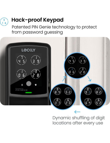 Cerradura Inteligente Lockly Secure Plus Biométrica 3D