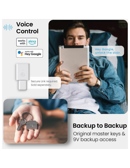 Cerradura Inteligente Lockly Secure Plus Biométrica 3D