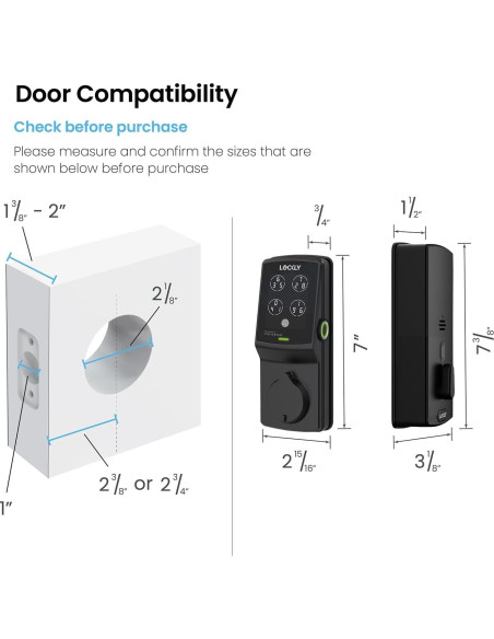 Cerradura Inteligente Lockly Secure Plus Biométrica 3D