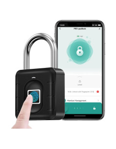 Candado Biométrico AICase IP67 Huella Dactilar Recargable