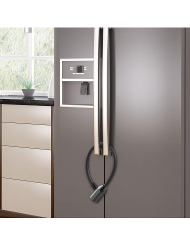 Candado de Cable Biométrico Dhiedas 42cm Bluetooth Negro