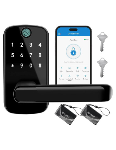 Cerradura Inteligente Olumat Biométrica con Huella y App