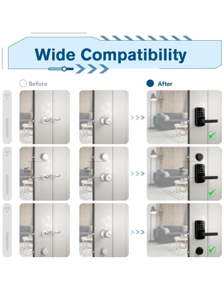 Cerradura Inteligente Olumat Biométrica con Huella y App