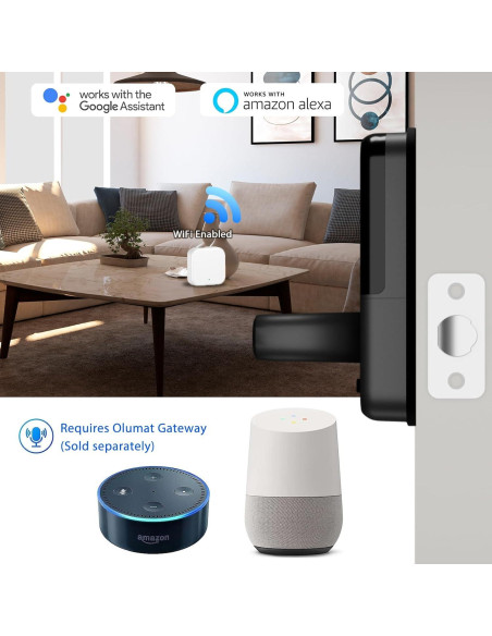 Cerradura Inteligente Olumat Biométrica con Huella y App