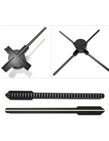 Ventilador Holográfico 3D GIWOX 52 cm con WiFi y APP