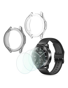 Protector de Pantalla y Funda TPU para Xiaomi Watch S3 - 5 Piezas