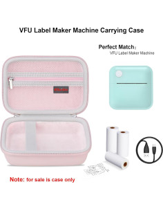 Funda de Transporte Elonbo para Máquina Etiquetadora VFU Rosa 2