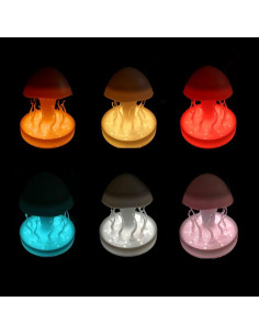 Humidificador de Aromaterapia HUTIP Medusa con Sonido de Lluvia 2