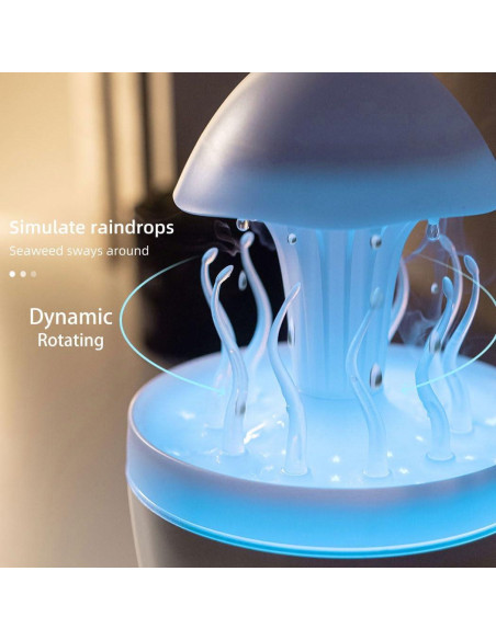Humidificador de Aromaterapia HUTIP Medusa con Sonido de Lluvia