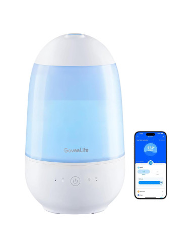 Humidificador Inteligente GoveeLife 2.2L con Control APP y Luz Nocturna
