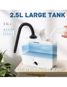 Humidificador de Reptiles LANUEVA 2.5L con Control Remoto 2