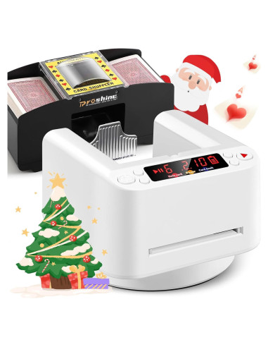 Máquina Repartidora de Cartas Proshine con Mezclador y 2 Barajas