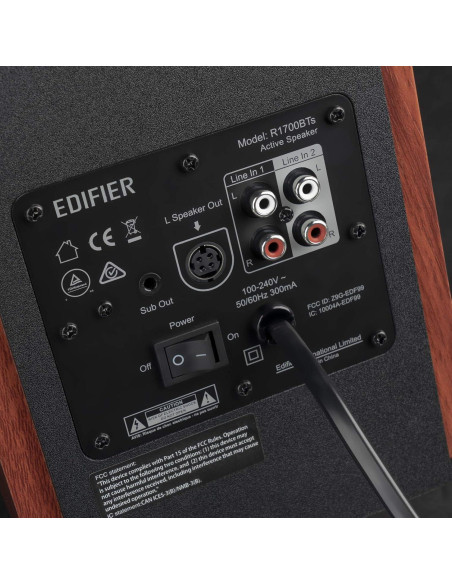 Altavoces Activos Edifier R1700BTs Bluetooth 66W 2.0 con Subwoofer