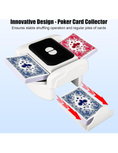 Barajador de Cartas Automático BEE&FLOWER TX666 Recargable 2