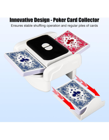 Barajador de Cartas Automático BEE&FLOWER TX666 Recargable