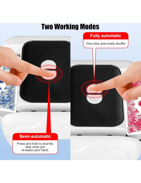 Barajador de Cartas Automático BEE&FLOWER TX666 Recargable