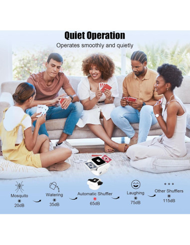 Barajador de Cartas Automático BEE&FLOWER TX666 Recargable