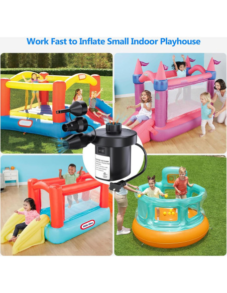 Bomba de Aire Eléctrica PULIDIKI 450 LPM para Inflables