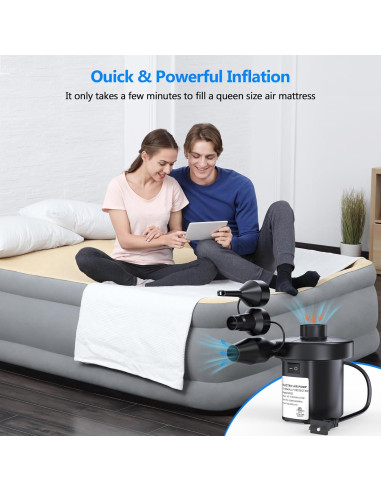 Bomba de Aire Eléctrica PULIDIKI 450 LPM para Inflables