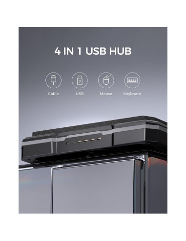 Almohadilla de Enfriamiento KeiBn K1 para Laptop 15.6-19.3"