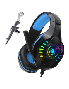 Auriculares Gaming YOUXU GM-1 Azul con Micrófono y Sonido Surround