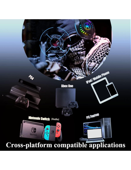 Auriculares Gaming YOUXU GM-1 Azul con Micrófono y Sonido Surround