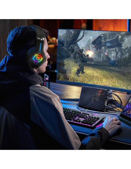 Auriculares Gaming Ozeino ZW1 con Sonido 7.1 y Micrófono