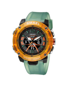 Reloj digital deportivo MASTOP 8058 verde transparente 50M