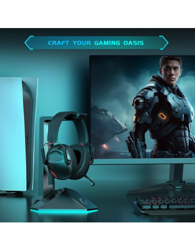 Auriculares Gaming Inalámbricos KAPEYDESI Capitán 600 - Negro