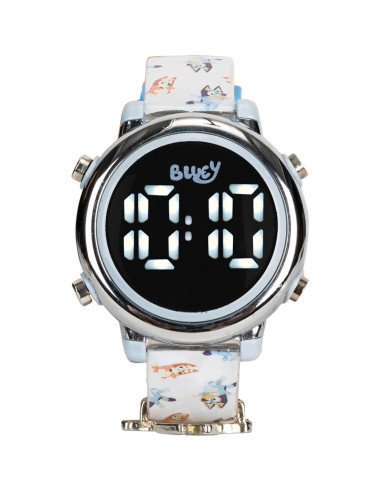 Reloj Digital Accutime Bluey para Niños con Pantalla Iluminada