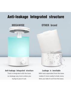 Humidificador Ultrasilencioso MEGAWISE 3.5L Difusor Aceites 2