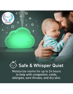 Humidificador Ultrasonico PureBaby Cloud 1.8L Silencioso 2