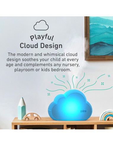 Humidificador Ultrasonico PureBaby Cloud 1.8L Silencioso