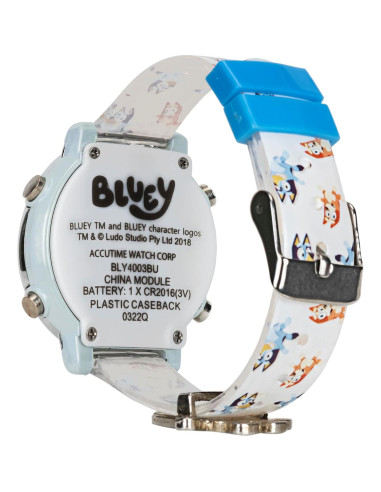 Reloj Digital Accutime Bluey para Niños con Pantalla Iluminada