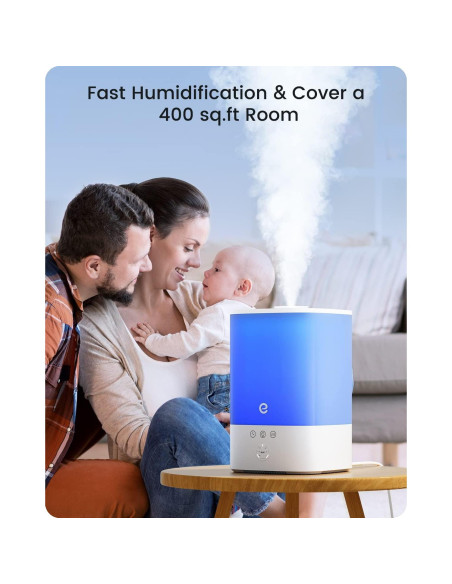 Humidificador inteligente Esemoil 3.5L WiFi 28dB para dormitorio