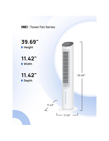 Enfriador Evaporativo Dreo IceWind 7.35kg Control Remoto 4 Velocidades
