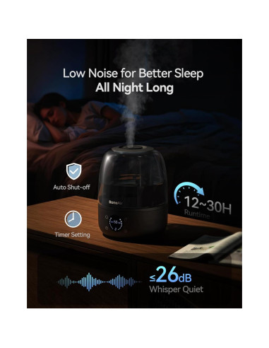 Humidificador ultrasónico RONEAIR HS01-3 3L para hogar