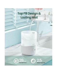 Humidificador Pharata 2.5L con Difusor de Aceite Esencial 2